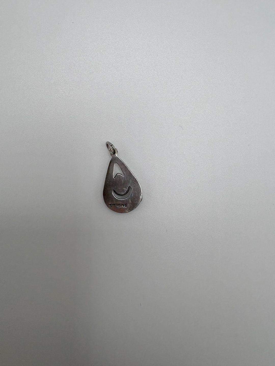 Sterling Silver Turquoise Cluster Teardrop Pendant 3