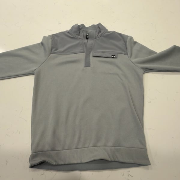Under Armour Men's UA Storm Sweater Fleece 1/2 Zip Pullover Gray Size Medium