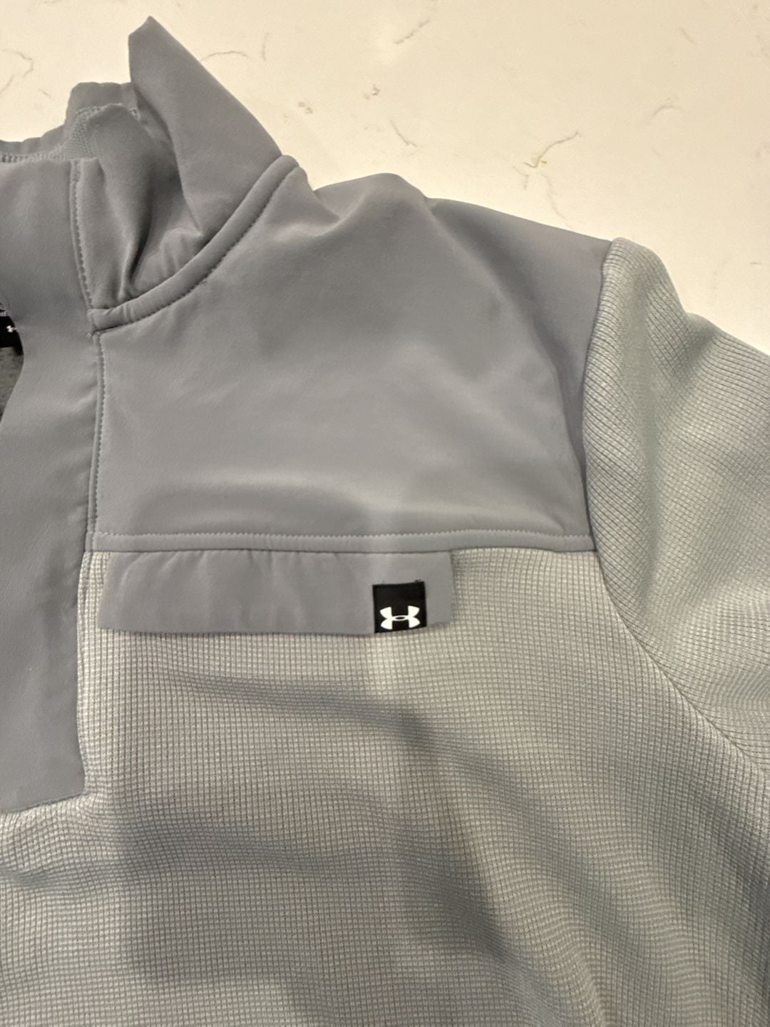 Under Armour Men's UA Storm Sweater Fleece 1/2 Zip Pullover Gray Size Medium 7