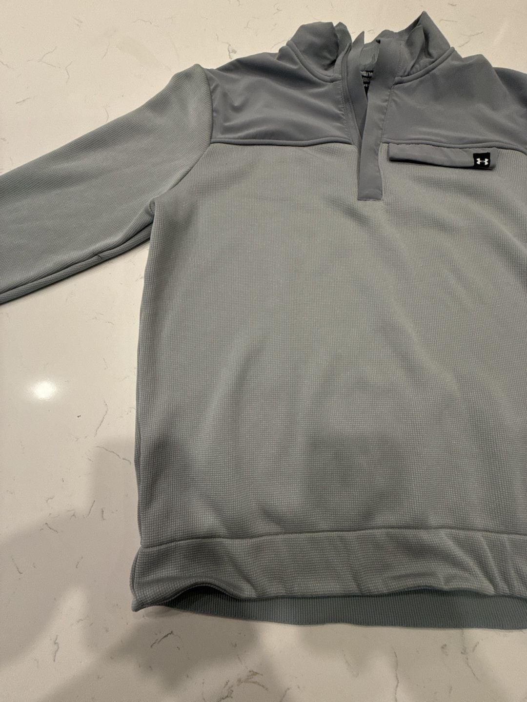 Under Armour Men's UA Storm Sweater Fleece 1/2 Zip Pullover Gray Size Medium 11