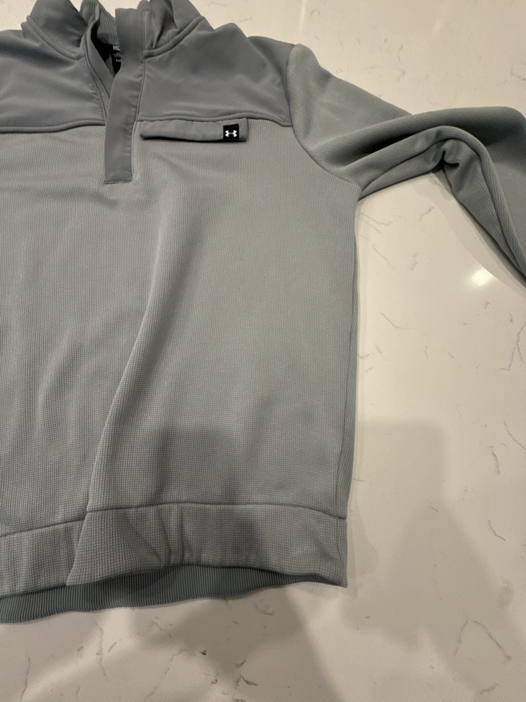 Under Armour Men's UA Storm Sweater Fleece 1/2 Zip Pullover Gray Size Medium 12