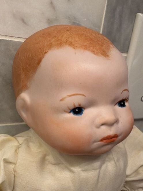 Antique 1923 Grace S Putnam Bye-Lo Baby Doll - German Bisque Porcelain Head 12” 7