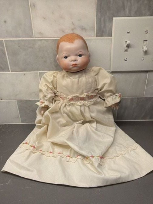 Antique 1923 Grace S Putnam Bye-Lo Baby Doll - German Bisque Porcelain Head 12” 6