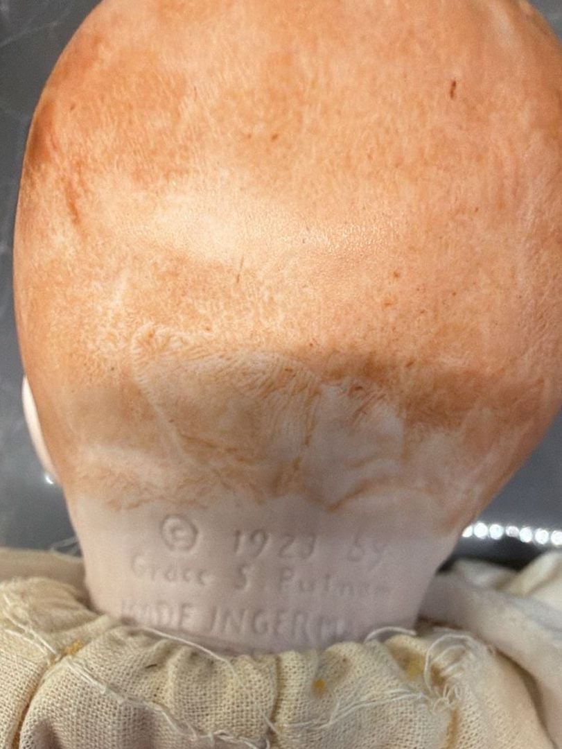 Antique 1923 Grace S Putnam Bye-Lo Baby Doll - German Bisque Porcelain Head 12” 13