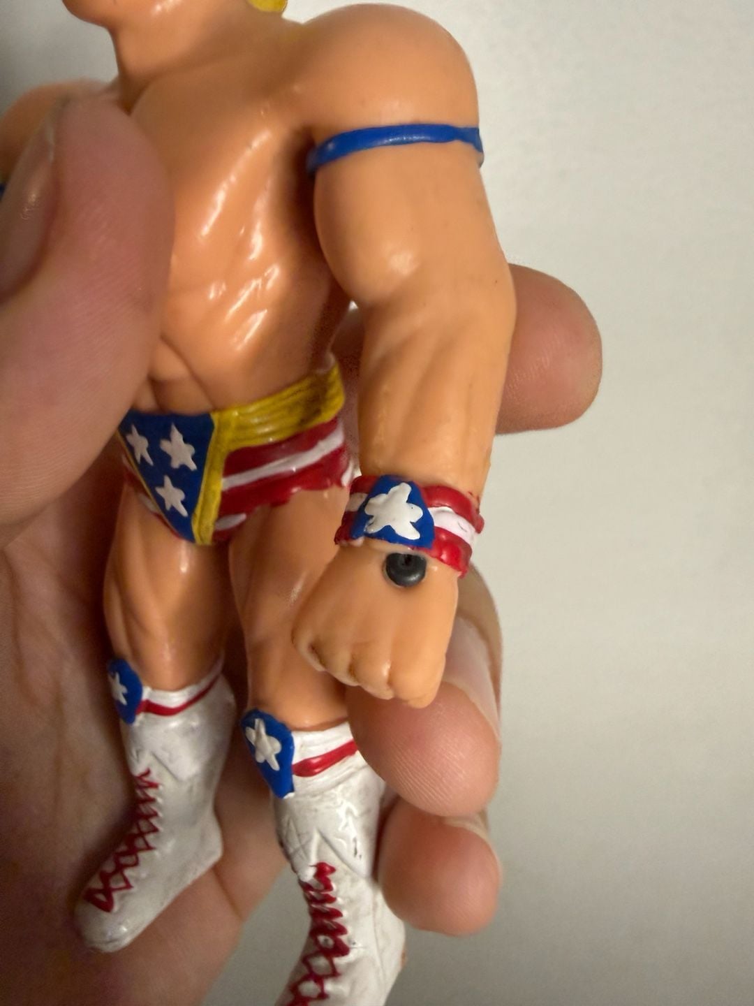 WWF WWE Lex Luger Bend Ems Series 1 Wrestling Action Figure Just Toys 1994 4