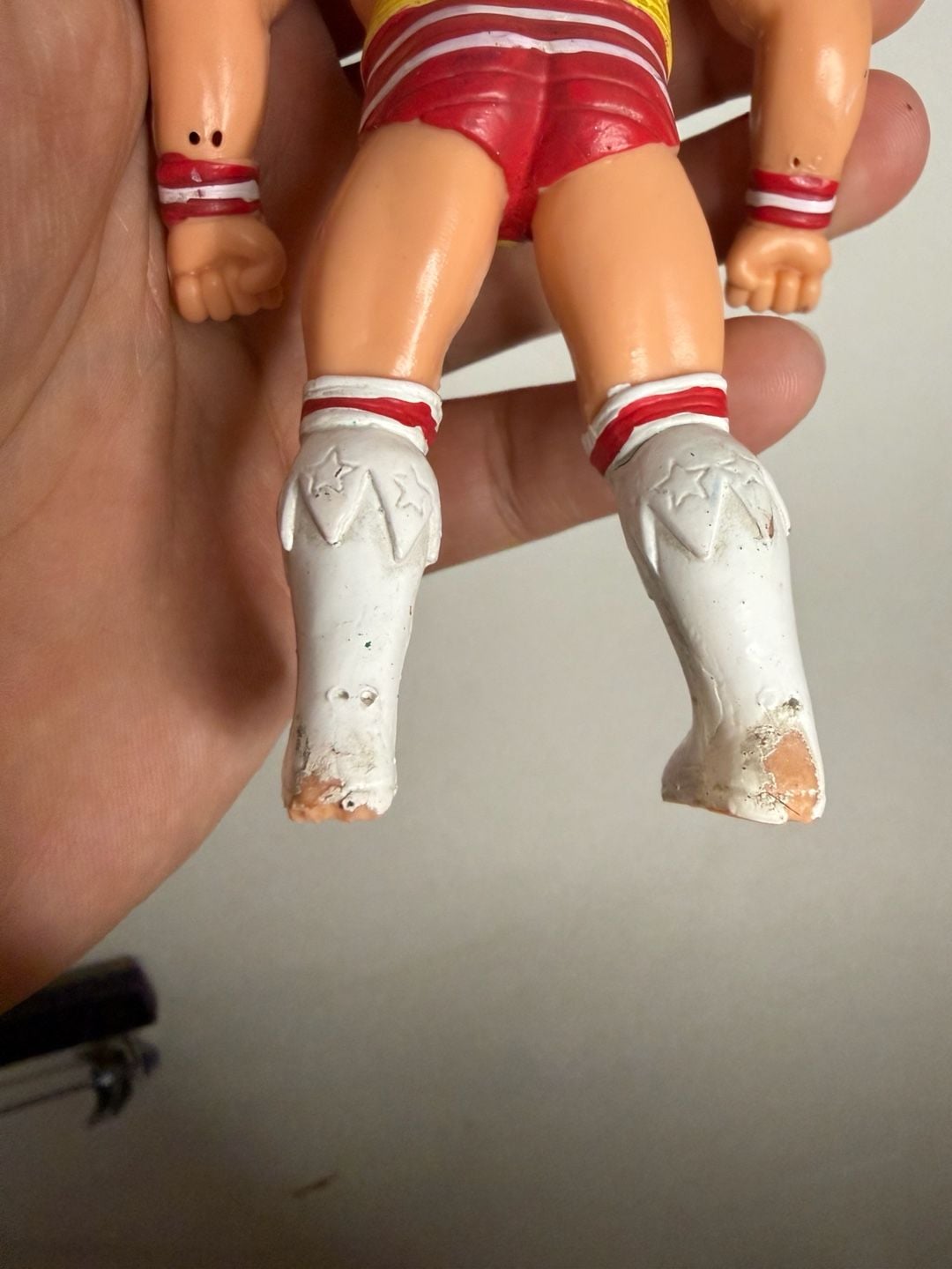 WWF WWE Lex Luger Bend Ems Series 1 Wrestling Action Figure Just Toys 1994 8