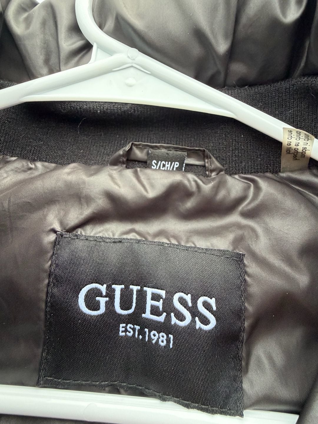 Guess Women's Dark Brown Quilted Puffer Jacket Full Zip Size S 4