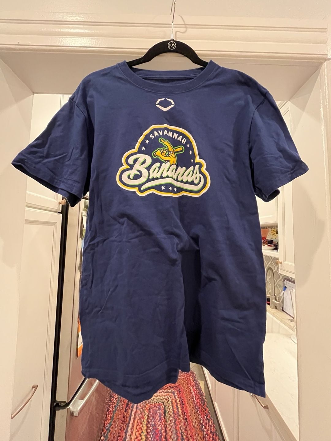 EvoShield Savannah Bananas All Star Circle Patch Navy T-Shirt 2