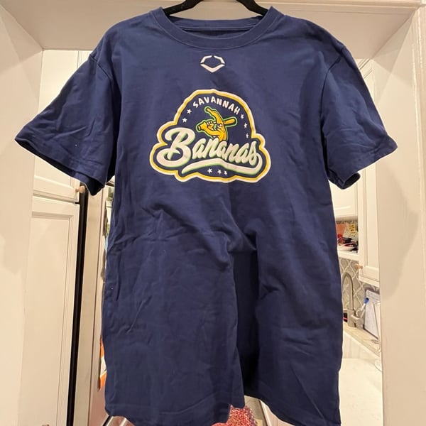 EvoShield Savannah Bananas All Star Circle Patch Navy T-Shirt