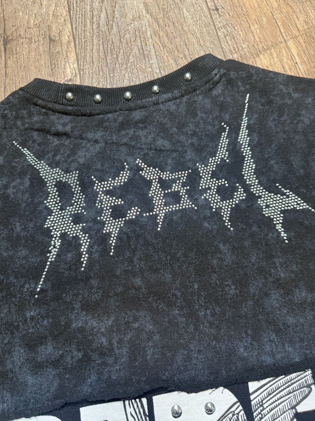Rebel Vengeance Rebel Archives Graphic T-Shirt Studded Black New 8
