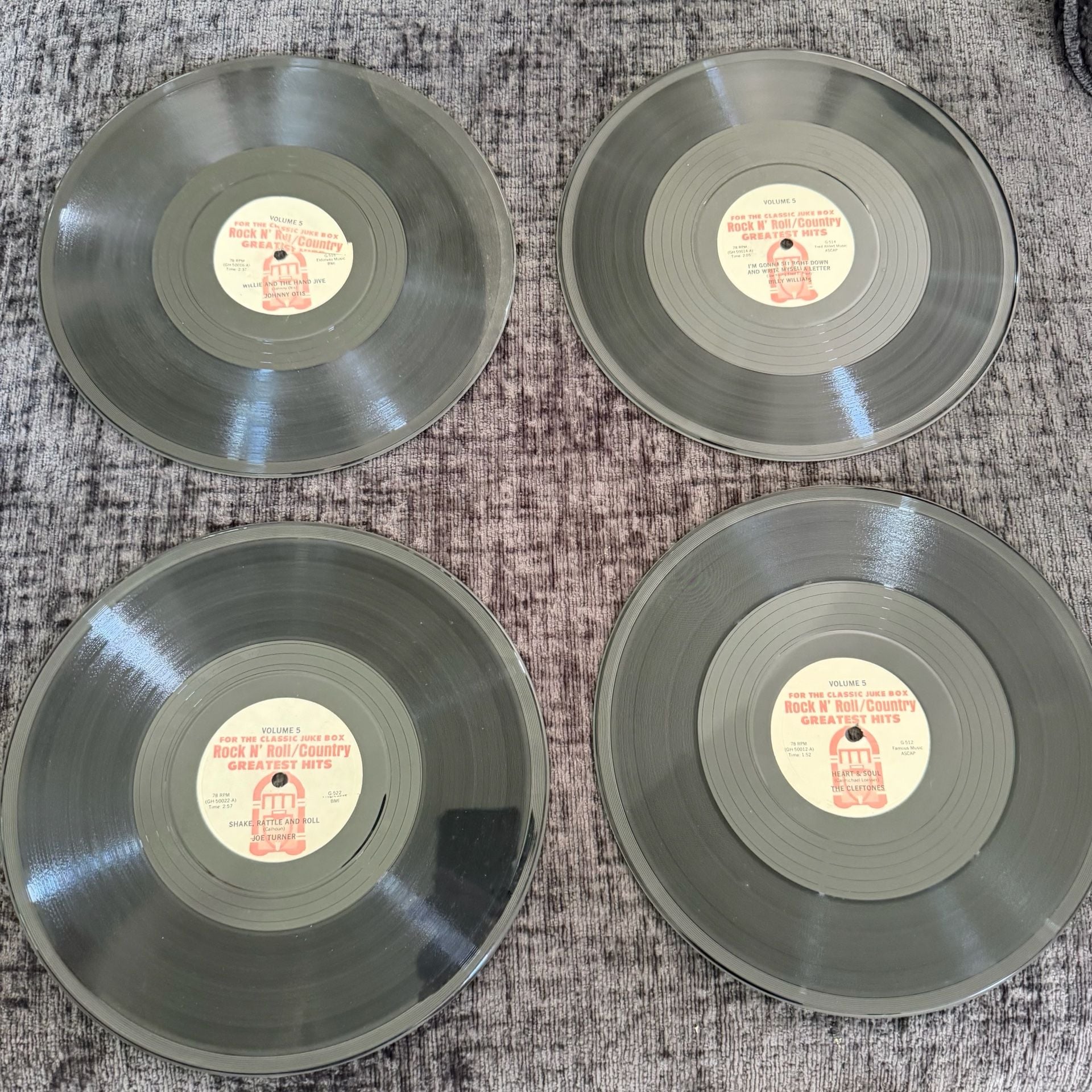 Wurlitzer Classic Rock N’ Roll/Country Greatest Hits Vol. 5 — 23 Record 78 RPM 4