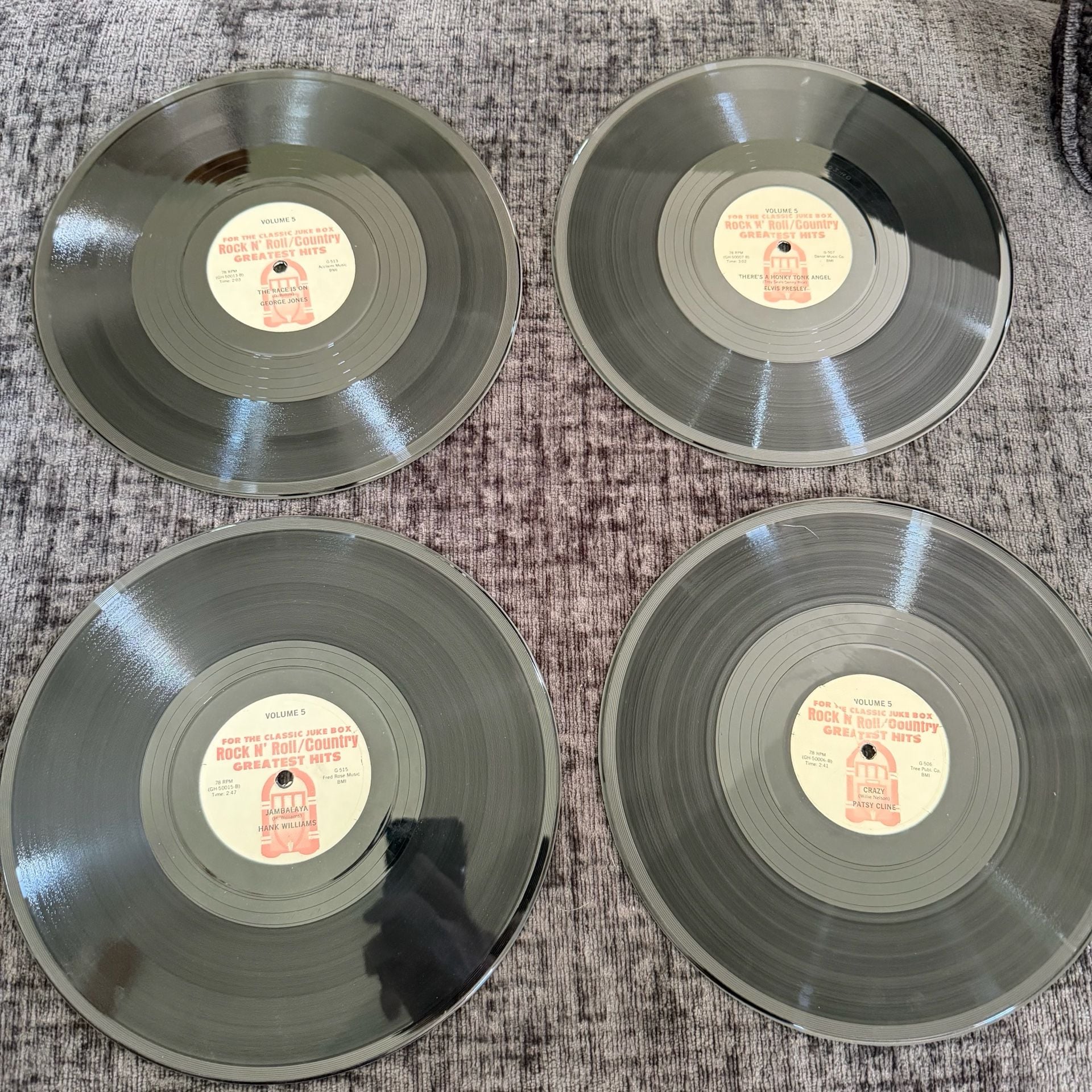 Wurlitzer Classic Rock N’ Roll/Country Greatest Hits Vol. 5 — 23 Record 78 RPM 5