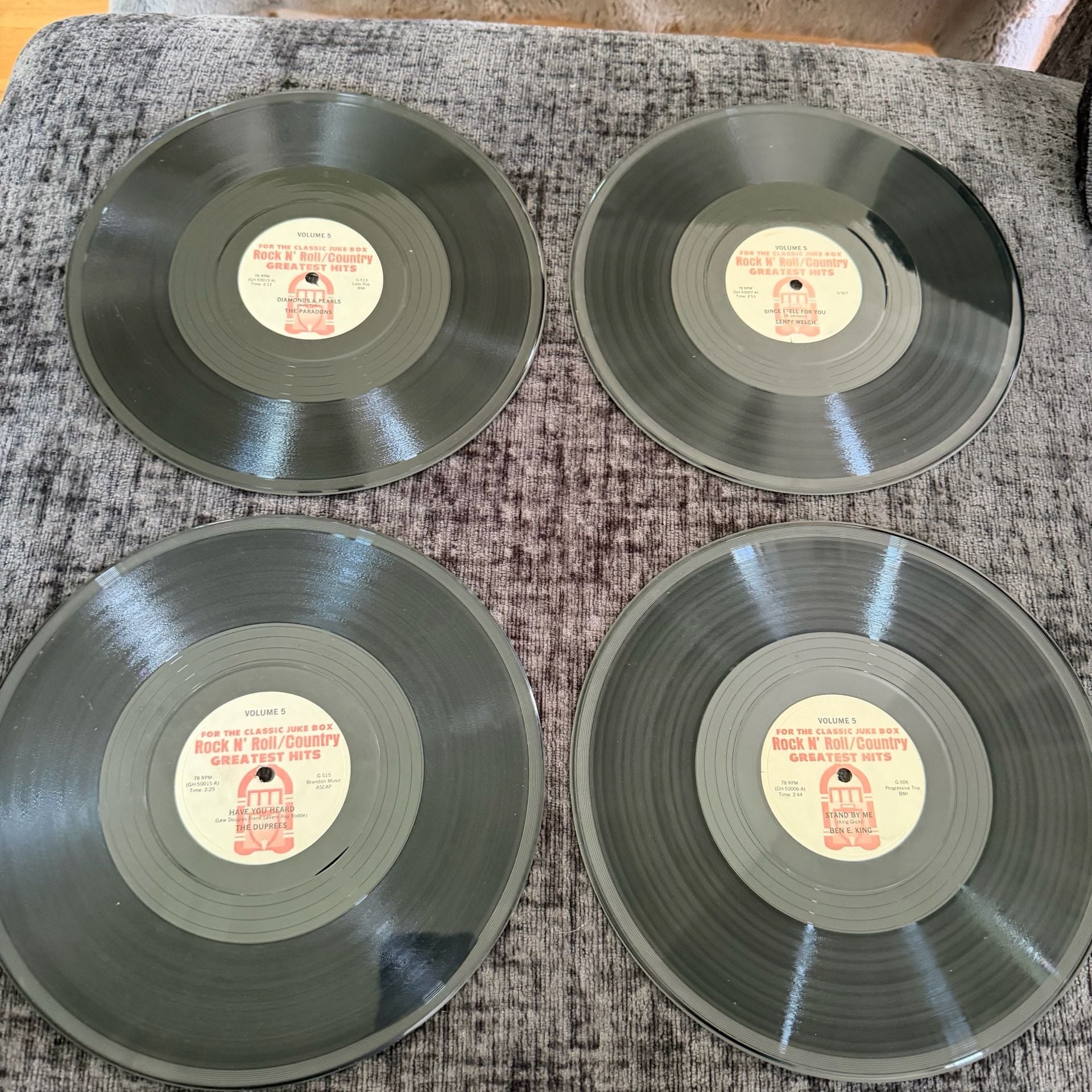 Wurlitzer Classic Rock N’ Roll/Country Greatest Hits Vol. 5 — 23 Record 78 RPM 6