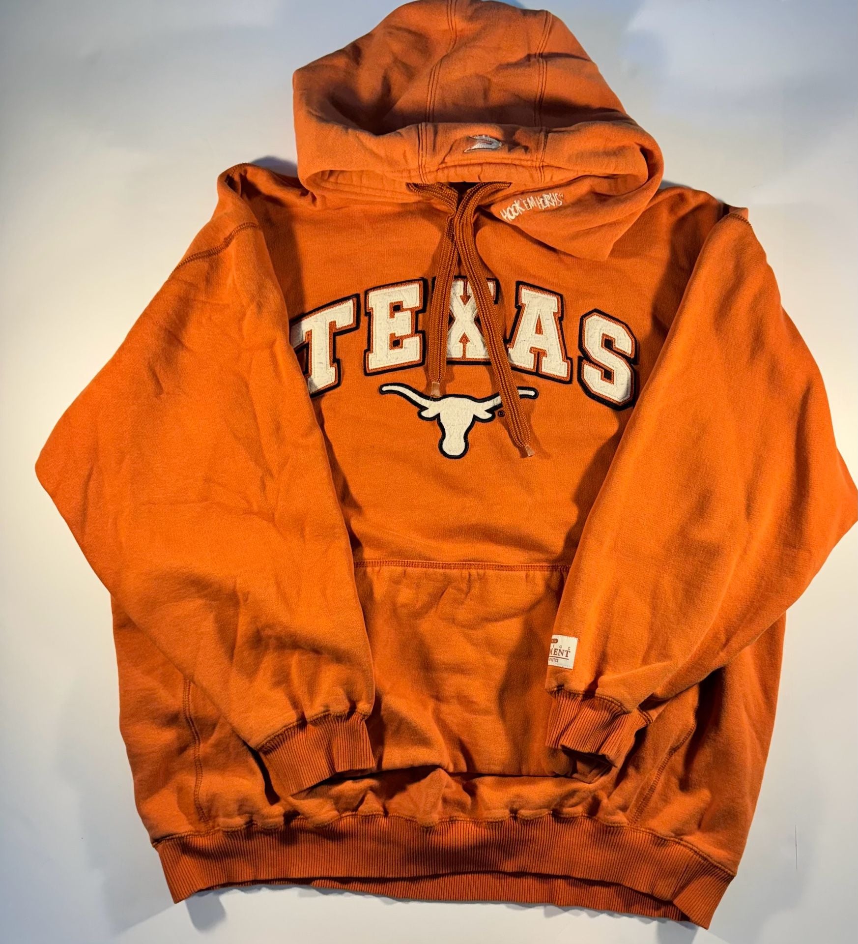 Colosseum Athletics Texas Longhorns Original Equipment Orange Hoodie 2