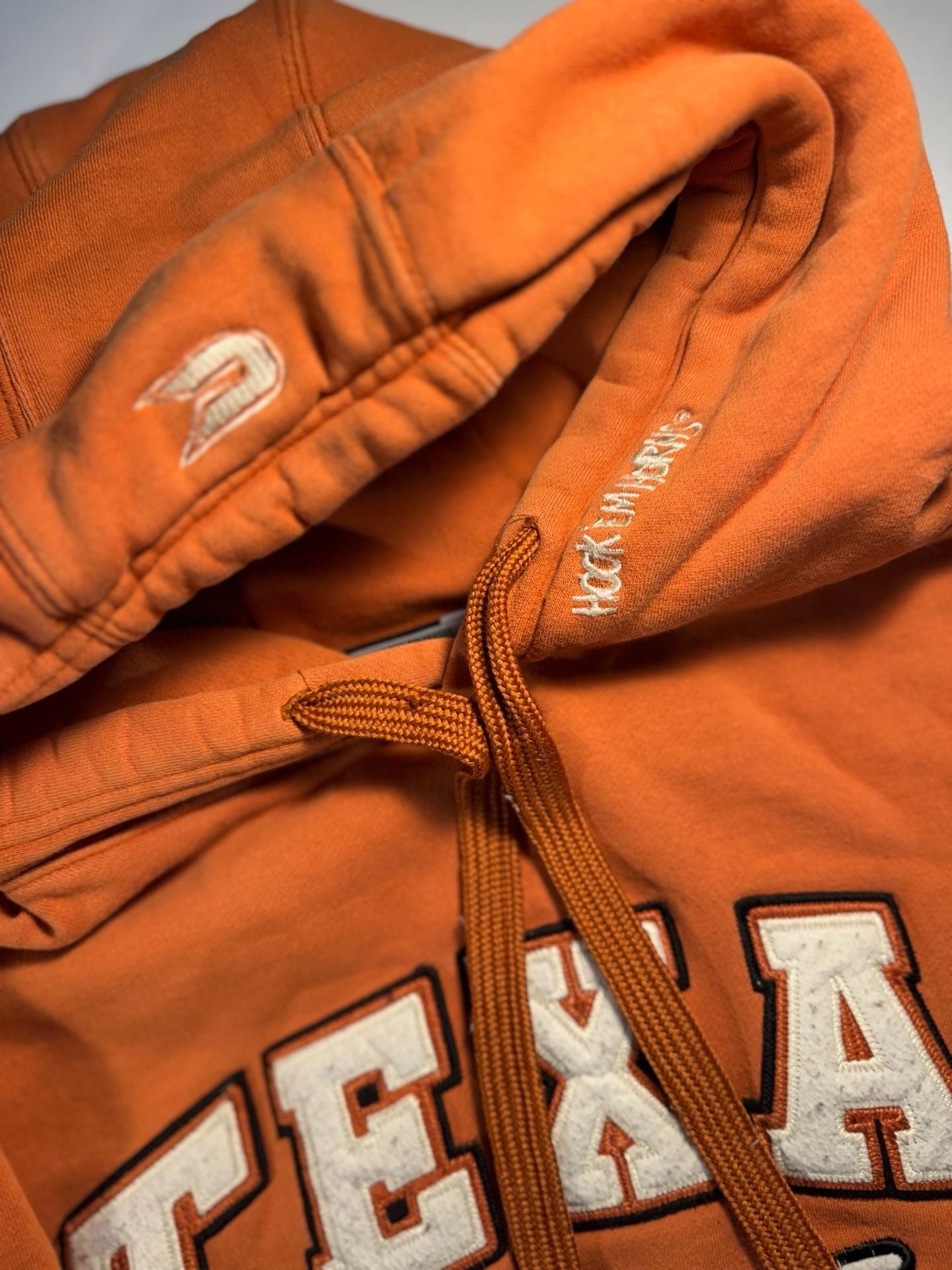 Colosseum Athletics Texas Longhorns Original Equipment Orange Hoodie 5