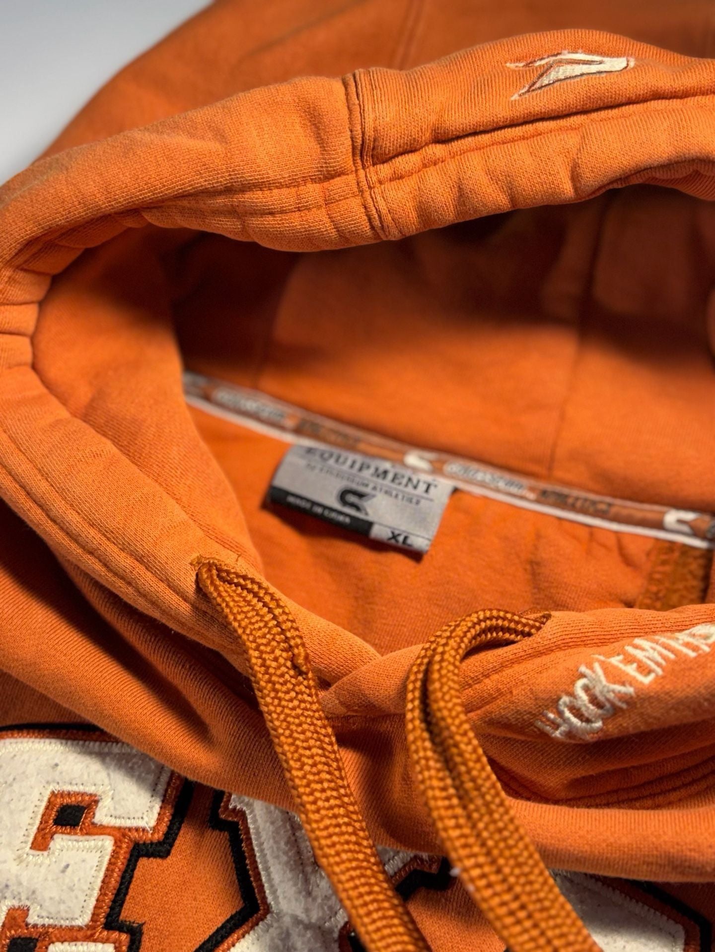 Colosseum Athletics Texas Longhorns Original Equipment Orange Hoodie 8