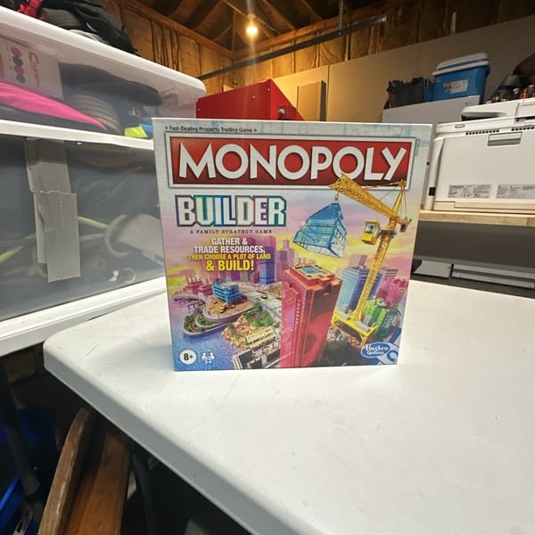 Monopoly Builder Family Strategy Board Game