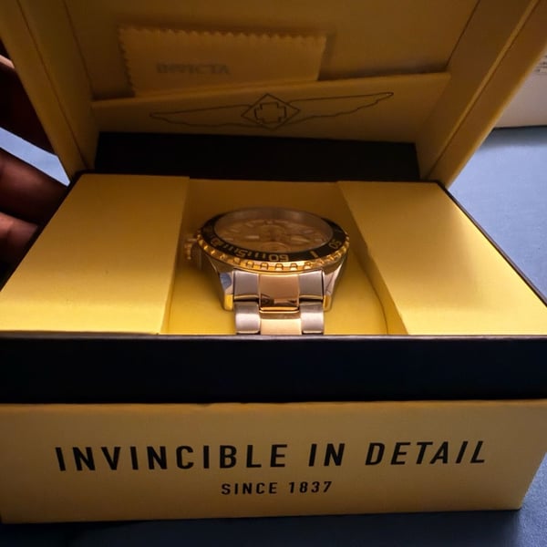 Invicta Pro Diver Men's 46mm Two-Tone Gold and Steel Quartz Watch Model 47579