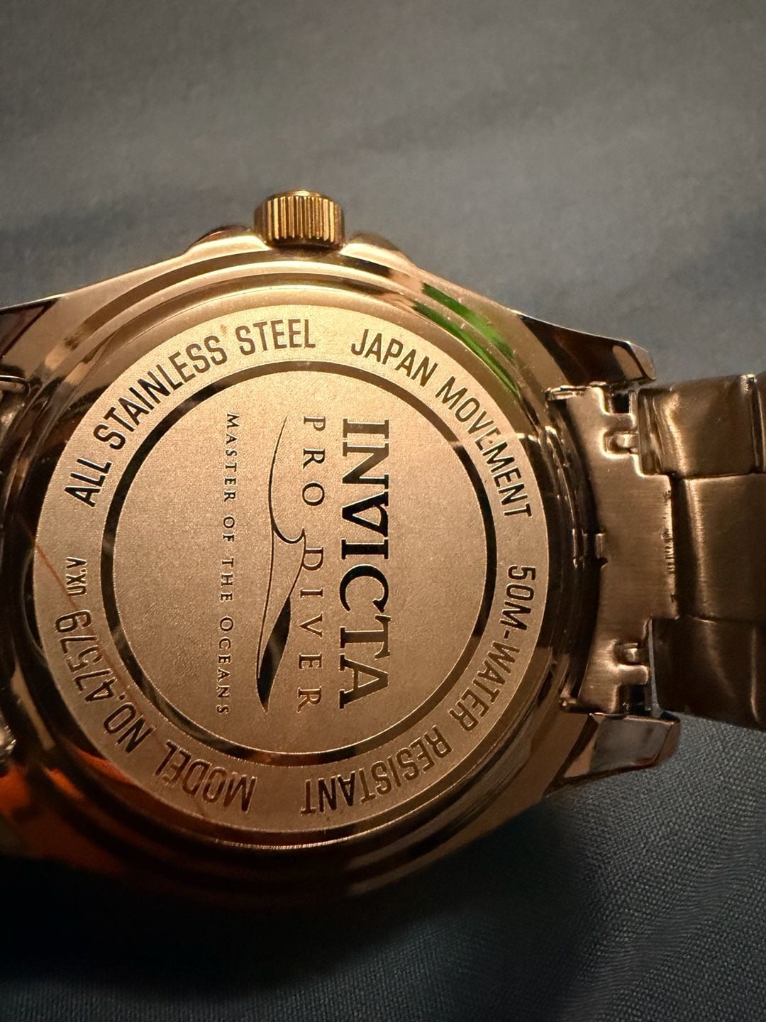 Invicta Pro Diver Men's 46mm Two-Tone Gold and Steel Quartz Watch Model 47579 4