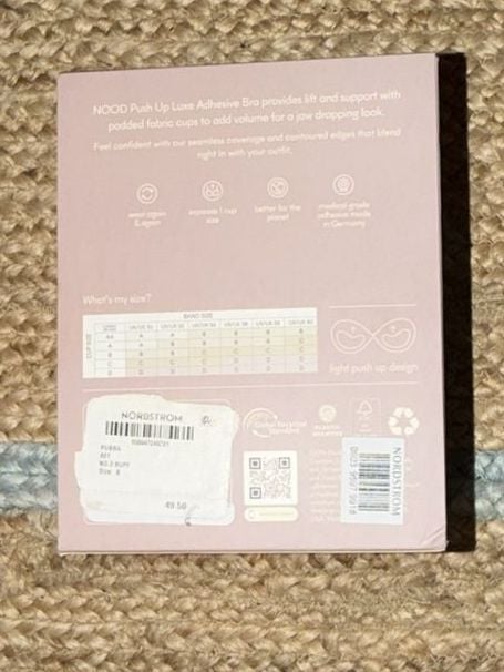 Nood Push-Up Luxe Adhesive Bra in Buff 2