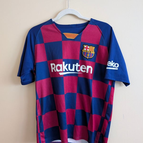 Nike FC Barcelona 2019-2020 Home Soccer Jersey Size Medium