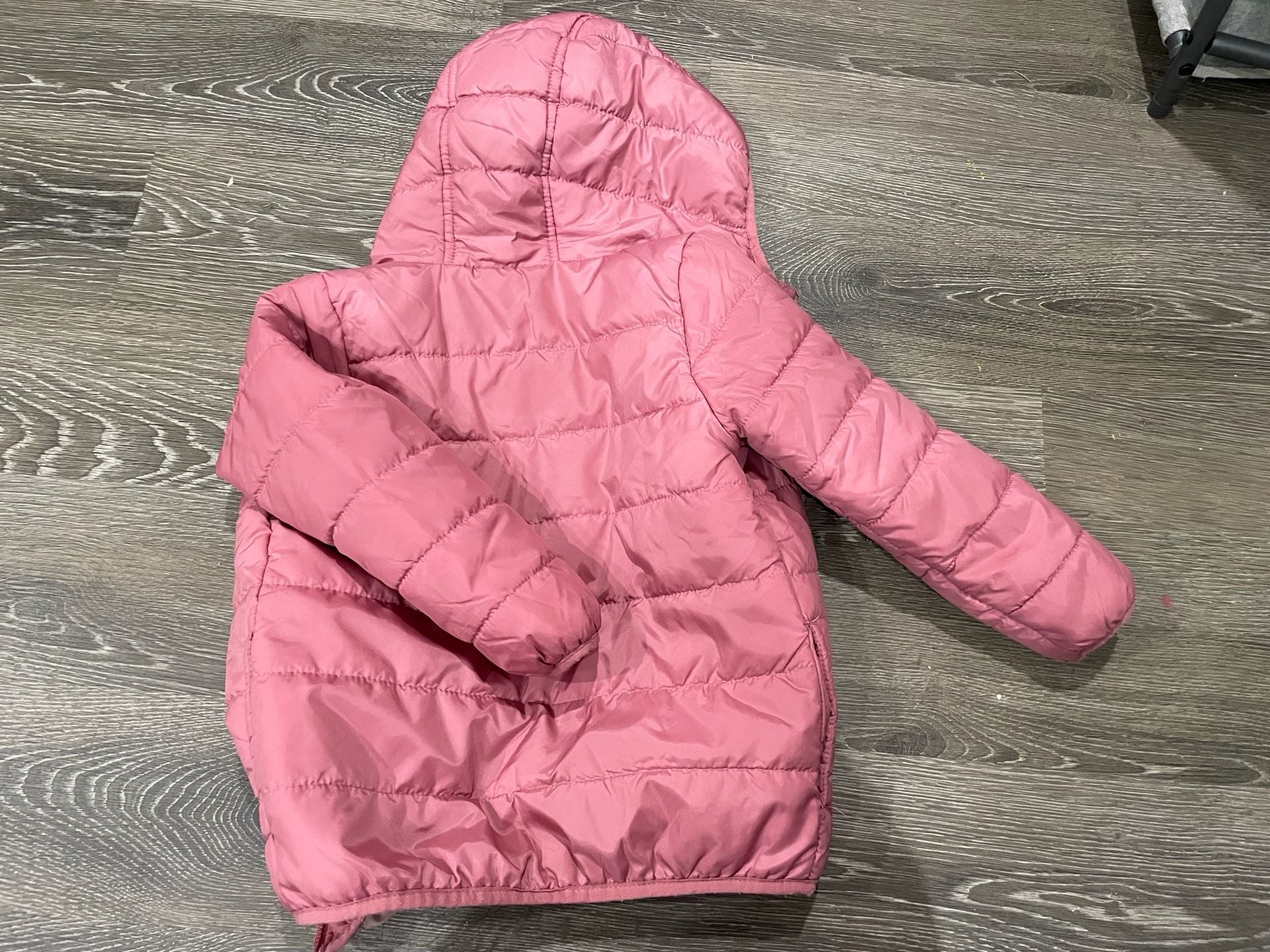 Carter's Girls Puffer Jacket, Size M/5-6, Pink 6