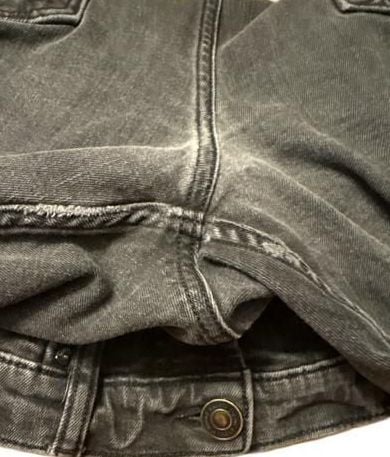 AllSaints Mid Rise Cigarette Black Denim Jeans Size 32 9