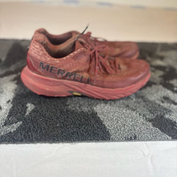 Merrell Agility Peak 5 Trail Running Shoes Red Oxide Men's Size 12