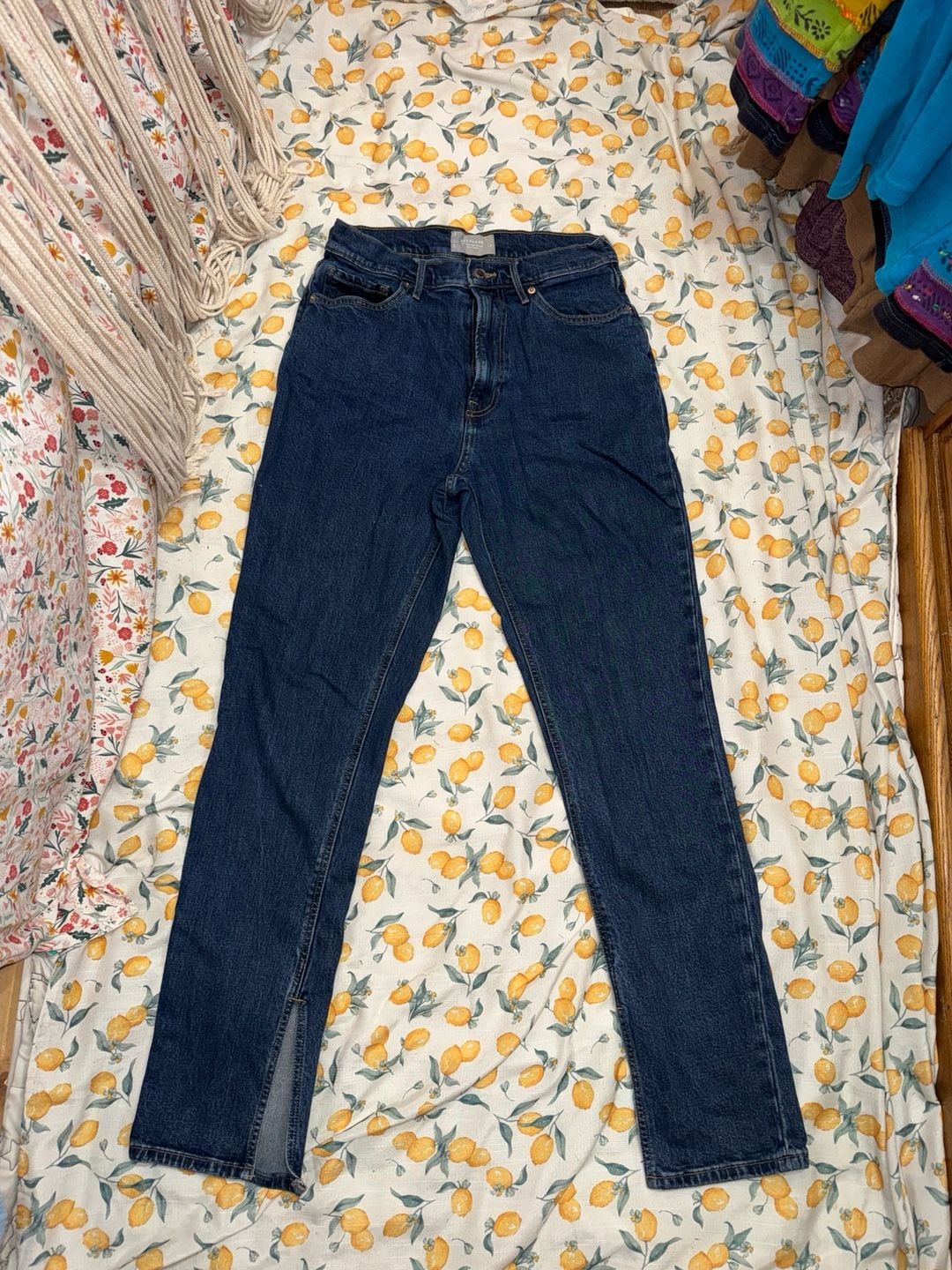 Everlane The Cheeky Split-Hem Jean Organic Cotton Size 28 2