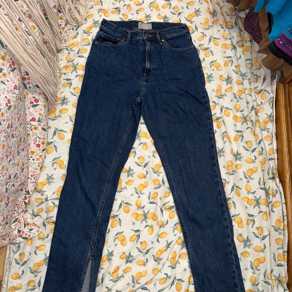 Everlane The Cheeky Split-Hem Jean Organic Cotton Size 28