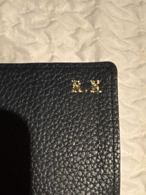 Louis Vuitton Capucines Long Wallet Navy Blue Taurillon Leather Pink Trim LV 6