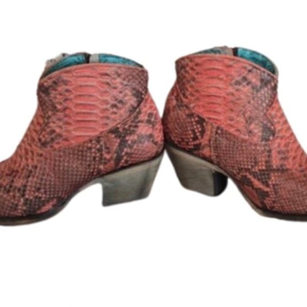 Corral Women's Coral Python Snakeskin Western Fashion Booties