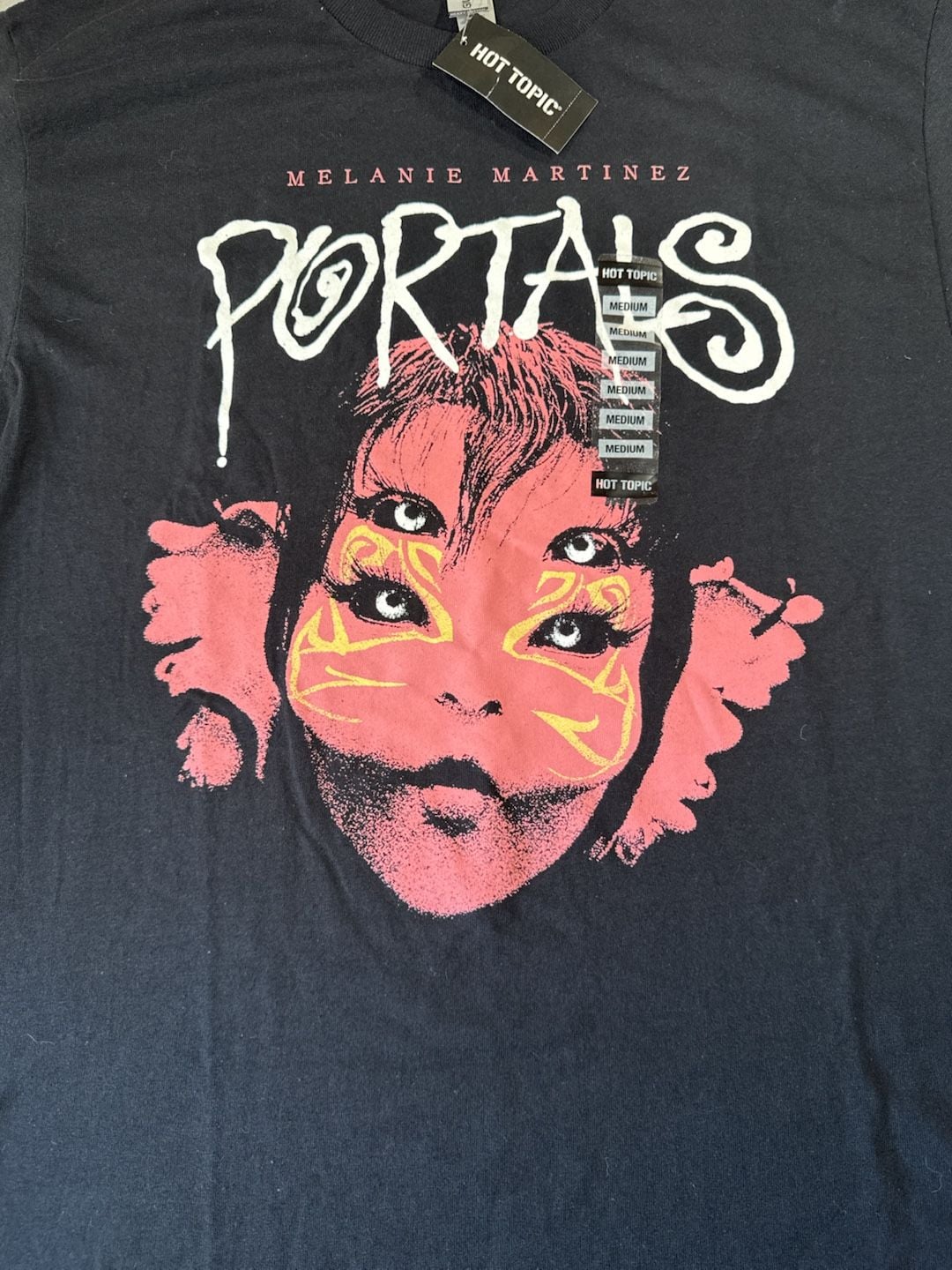Melanie Martinez Portals Creature Face Black T-Shirt Medium Hot Topic 4