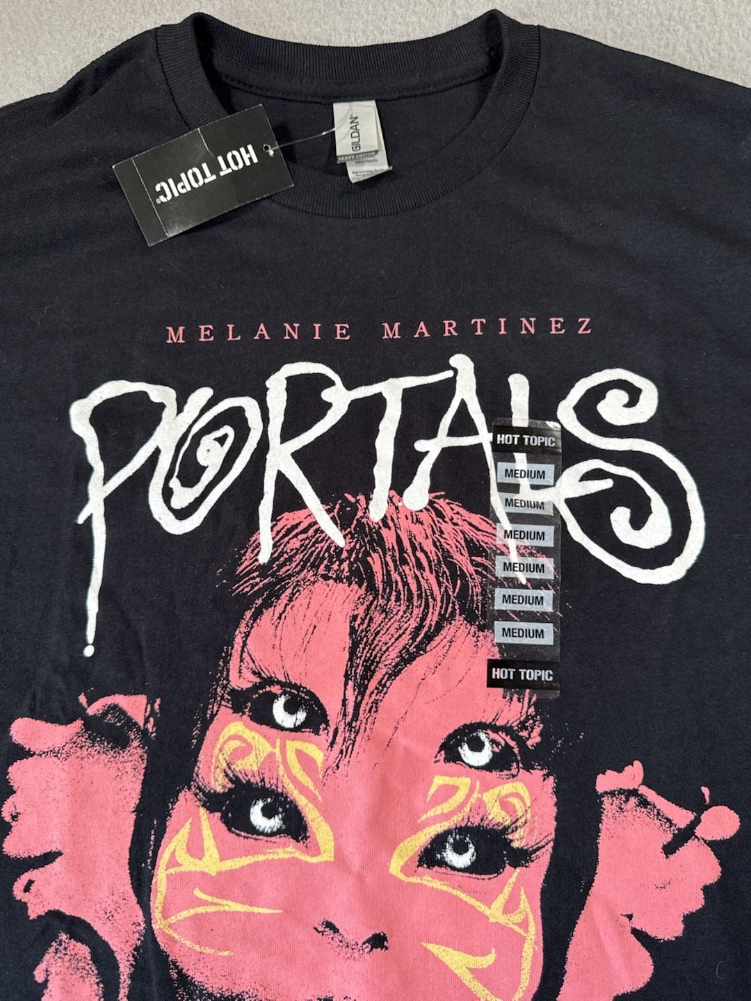 Melanie Martinez Portals Creature Face Black T-Shirt Medium Hot Topic 6