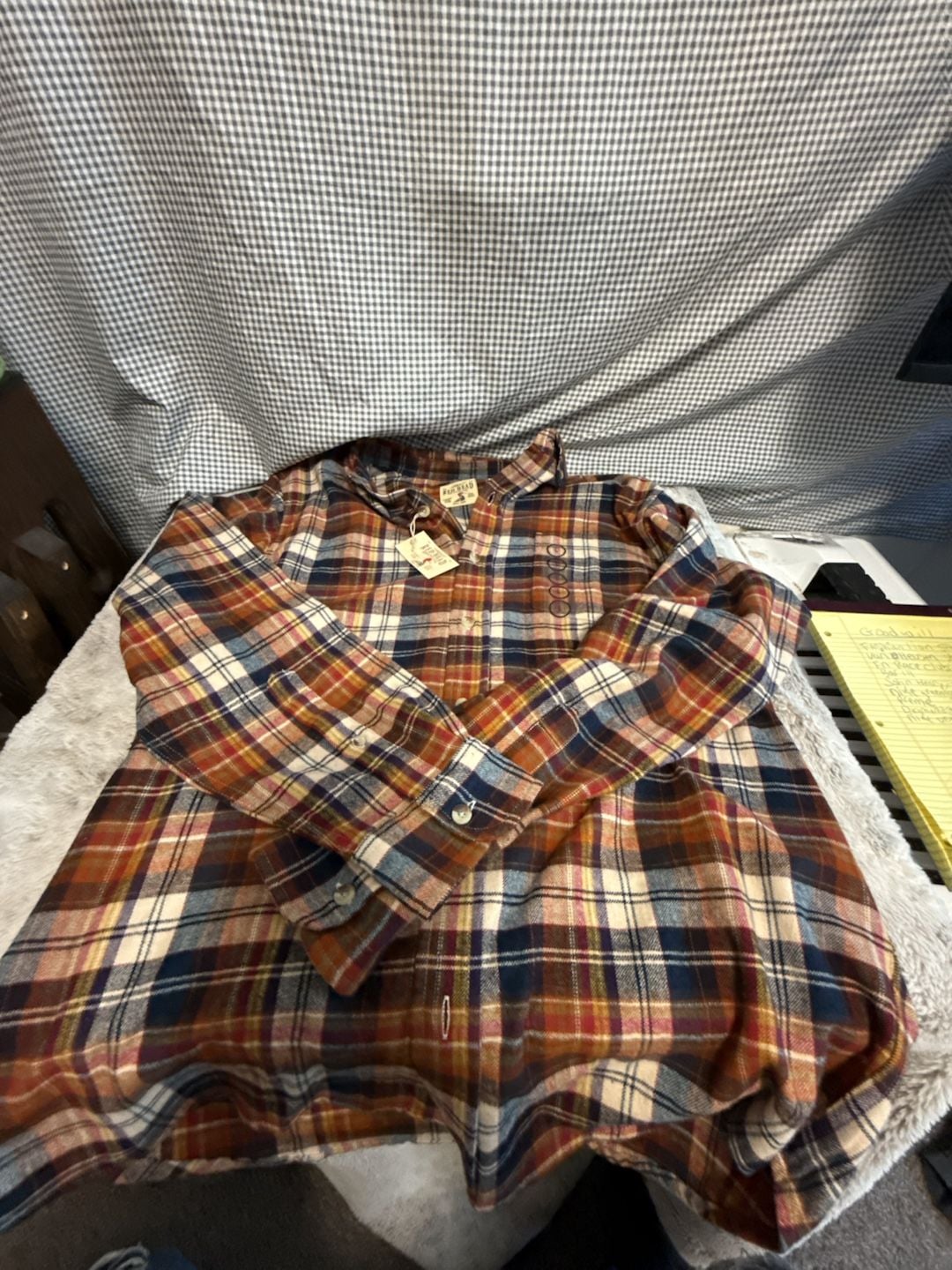Red Head Brand Co. Men's Long Sleeve Plaid Flannel Shirt, Size L 2