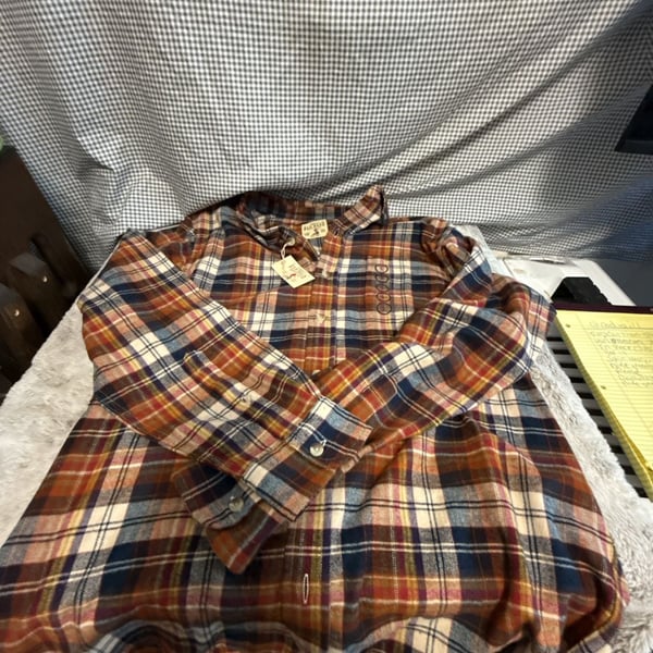 Red Head Brand Co. Men's Long Sleeve Plaid Flannel Shirt, Size L