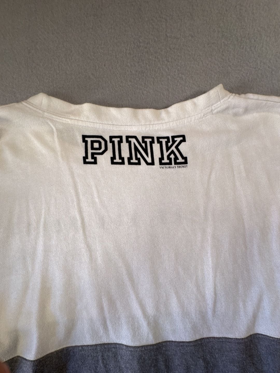 Victoria's Secret PINK NFL Las Vegas Raiders Pride and Poise Sequin Long Sleeve T-Shirt Size S 9