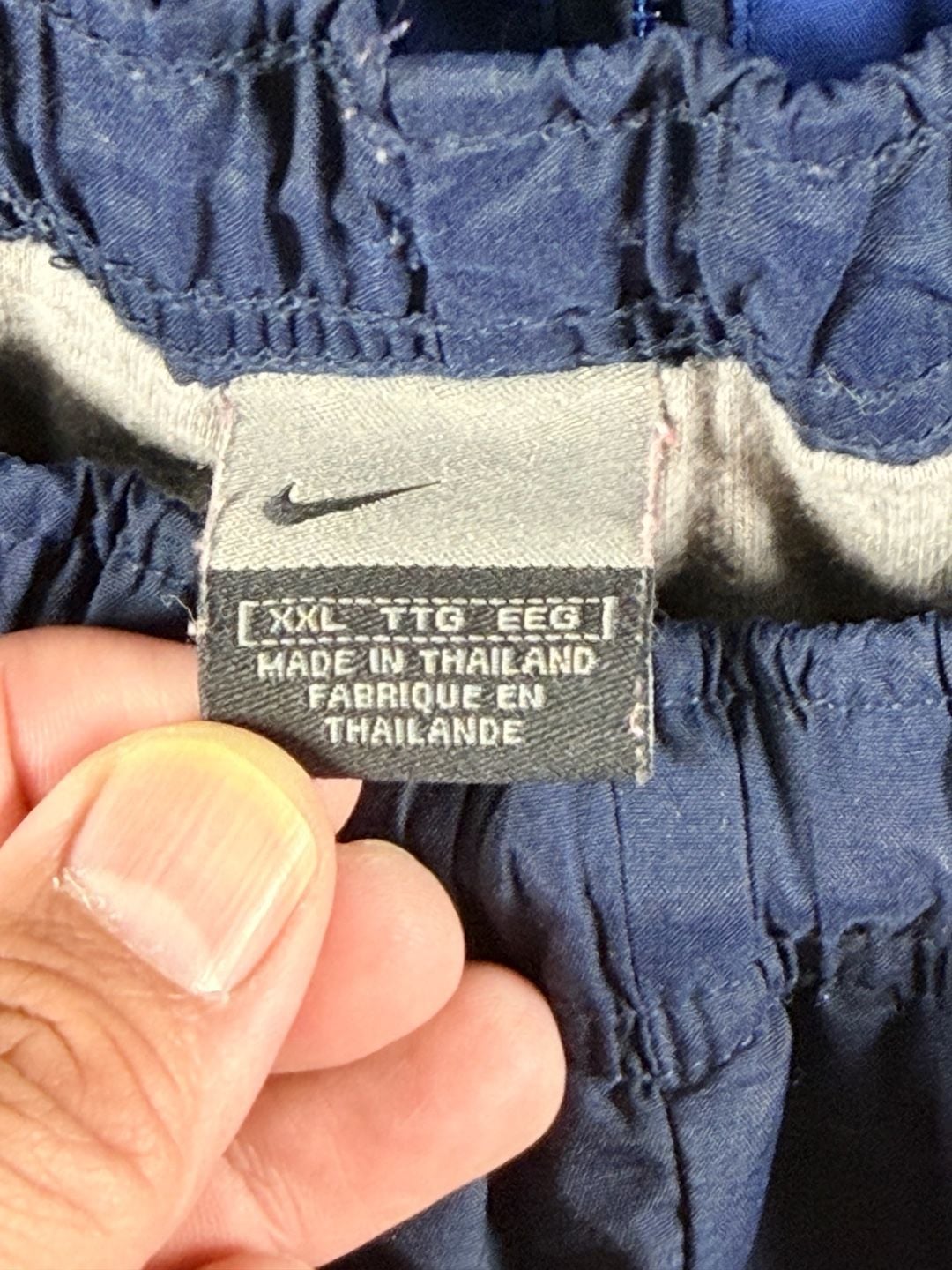 Vintage Nike Blue and Yellow Hooded Tracksuit Set Item 0428 12