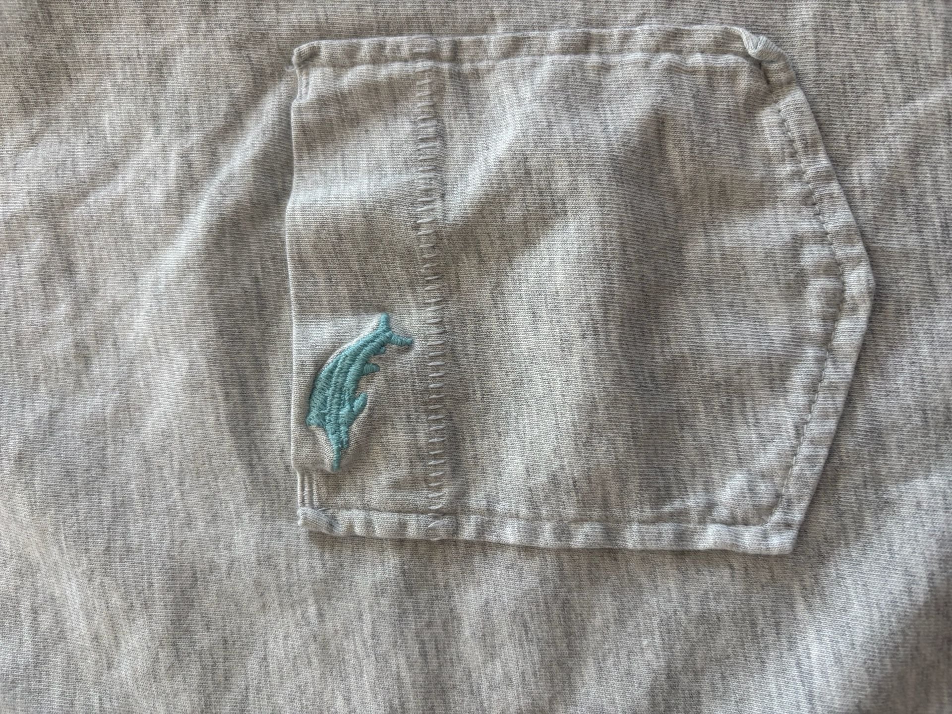 Tommy Bahama Men's Long Sleeve Pima Cotton Pocket T-Shirt Heather Gray Size L 3