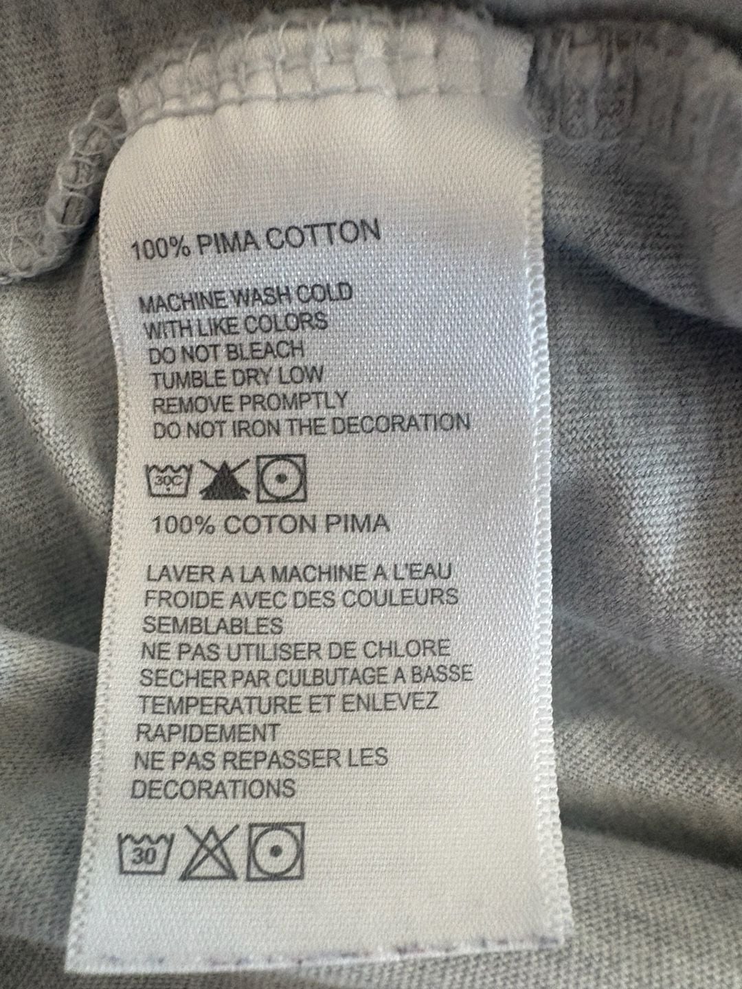 Tommy Bahama Men's Long Sleeve Pima Cotton Pocket T-Shirt Heather Gray Size L 8