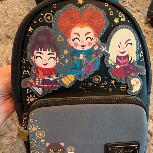 Loungefly Disney Hocus Pocus Chibi Sanderson Sisters Mini Backpack NWT