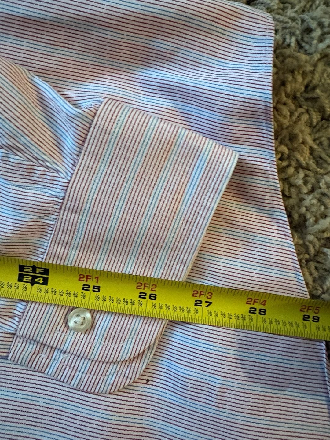 Brooks Brothers Slim Fit All Cotton Long Sleeve Button-Down Shirt Size 15-33 4