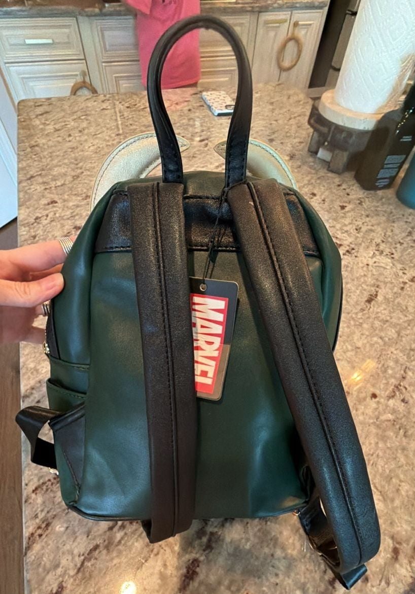 Loungefly Marvel Loki Cosplay Faux Leather Mini Backpack 5