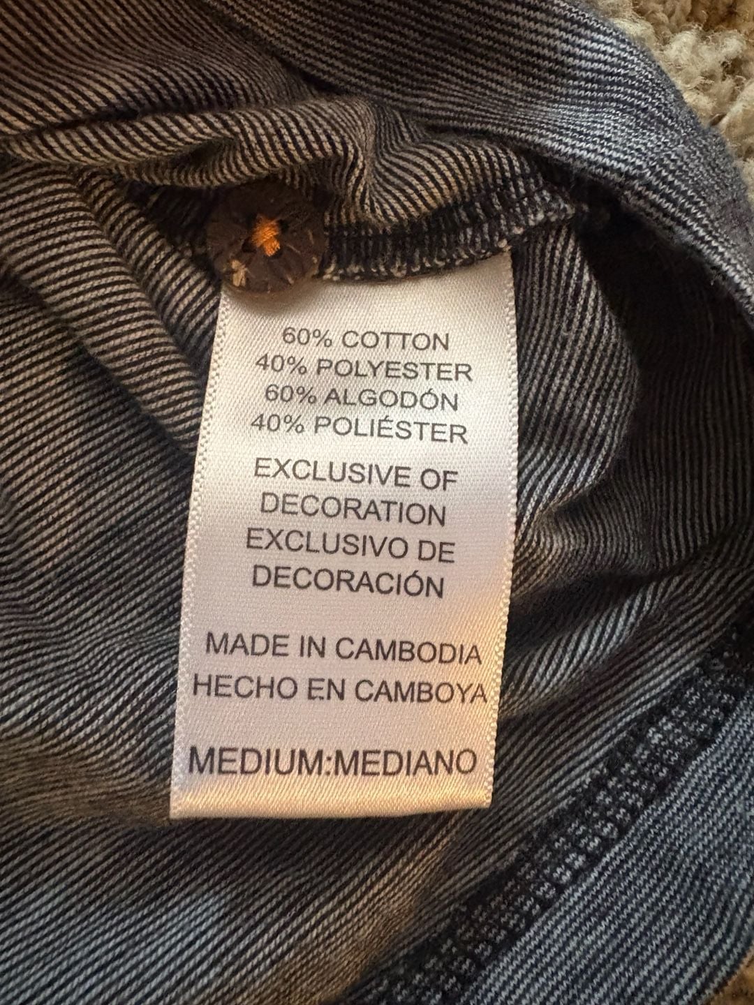Tommy Bahama Men's Medium Gray Long Sleeve Henley Shirt Cotton Blend 6