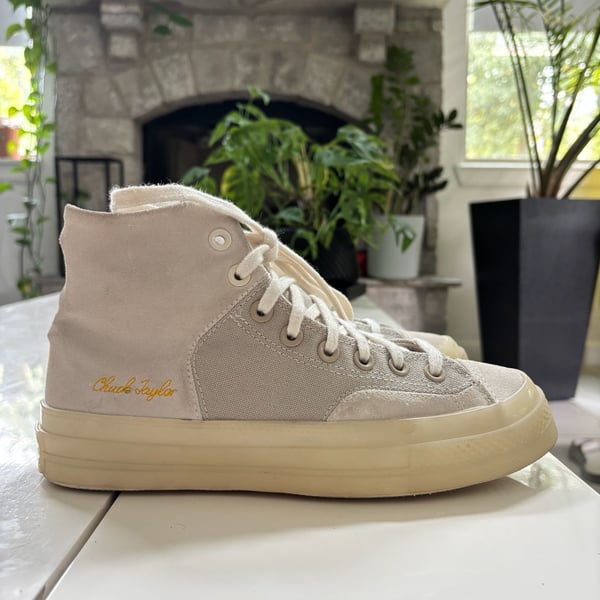 Converse Chuck 70 Marquis Hi Beach Stone High Top Sneakers  M7 / W9