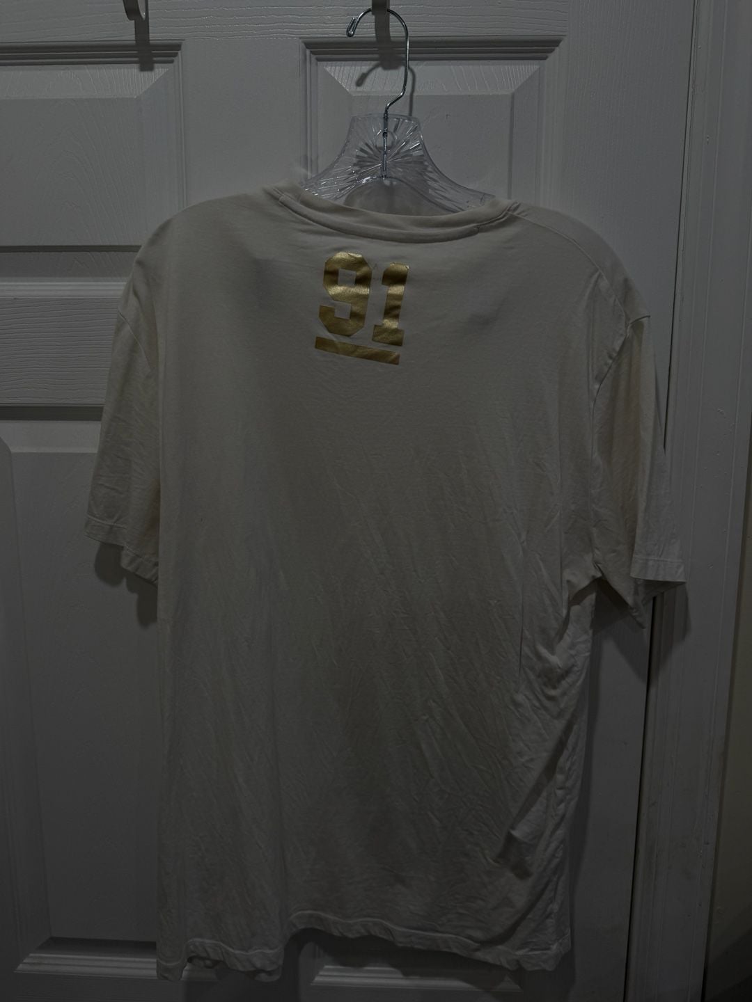 Armani Exchange Milano / New York Graphic Logo T-Shirt Cream XL 5