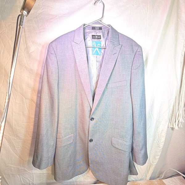 Marc Ecko MultiTask Gray Sport Coat Blazer Size 44L