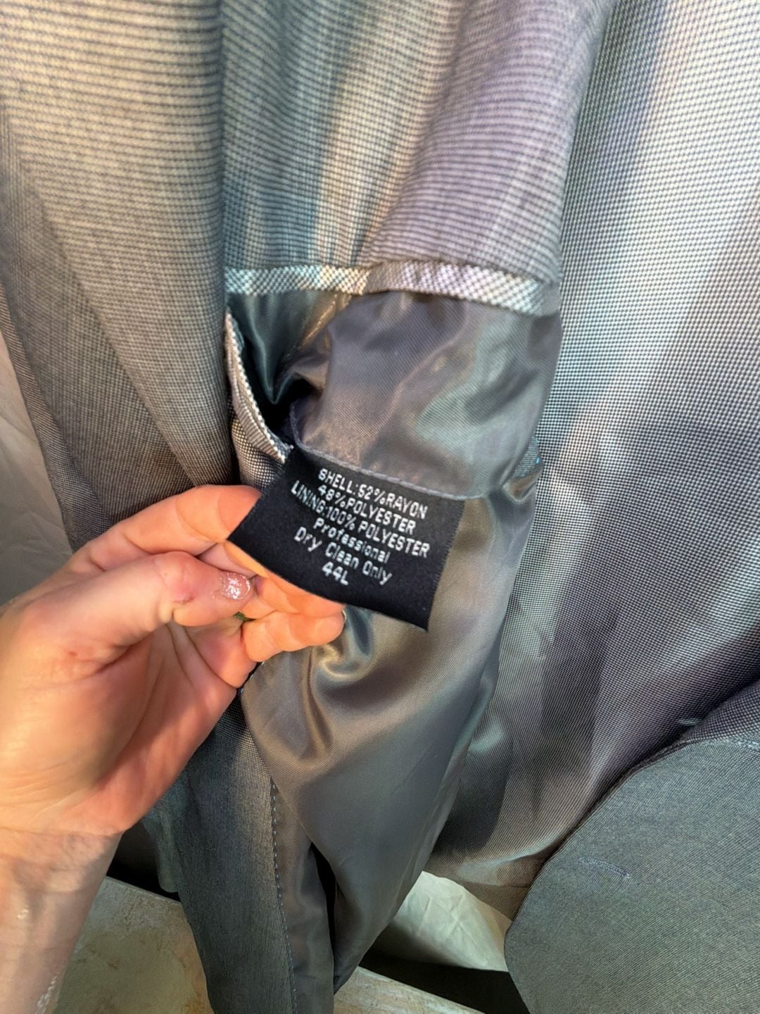 Marc Ecko MultiTask Gray Sport Coat Blazer Size 44L 6