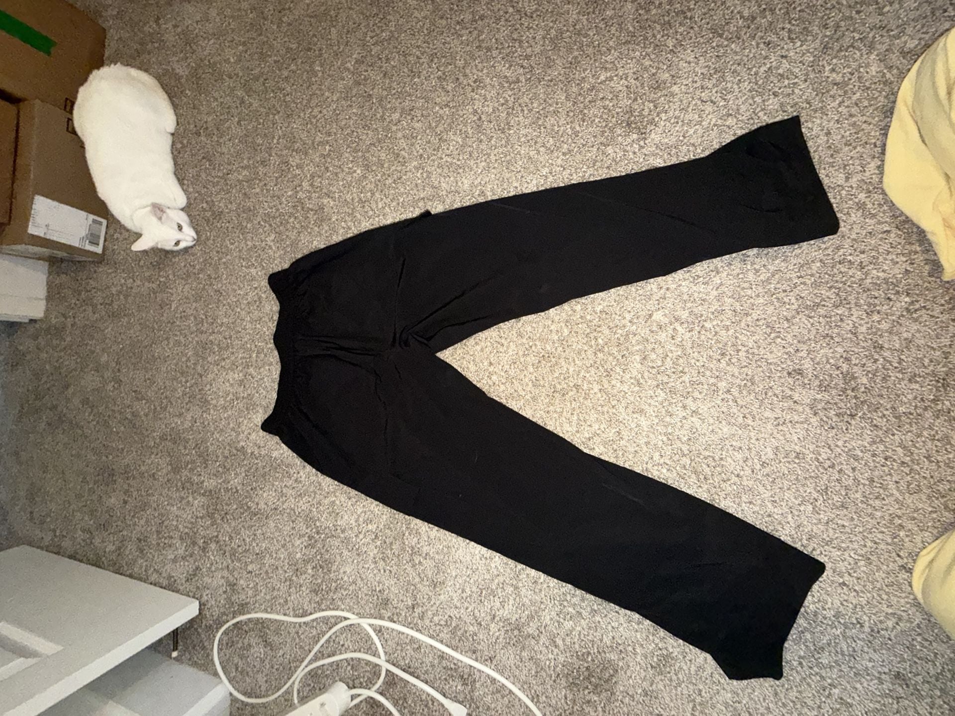 Lou & Grey Black Pull-On Utility Cargo Pants Wide Leg 6