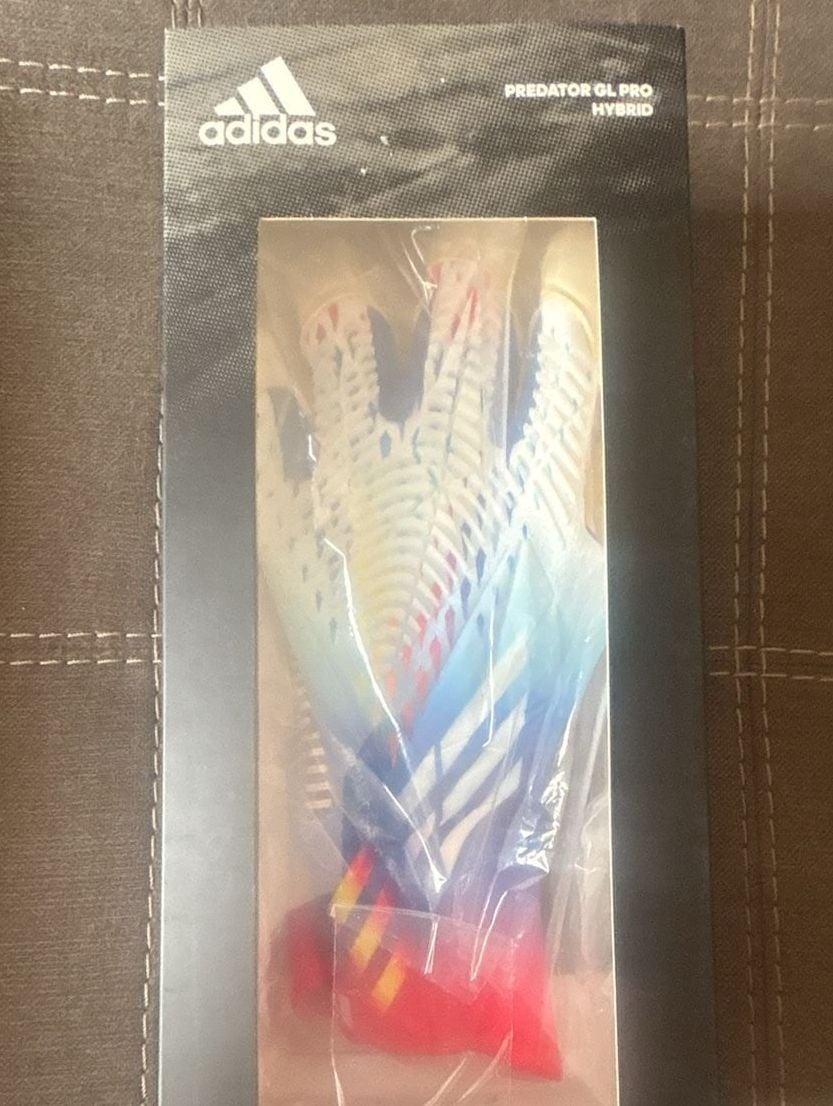 Adidas Predator GL Pro Hybrid Goalkeeper Gloves Size 9 7